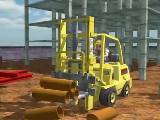 Cluiche Forklift Drive Simulator ar líne