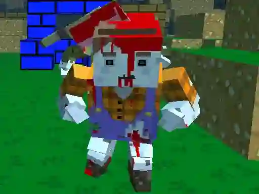 Cluiche Pixel Gun Apocalypse 4 Zombie Invazion ar líne