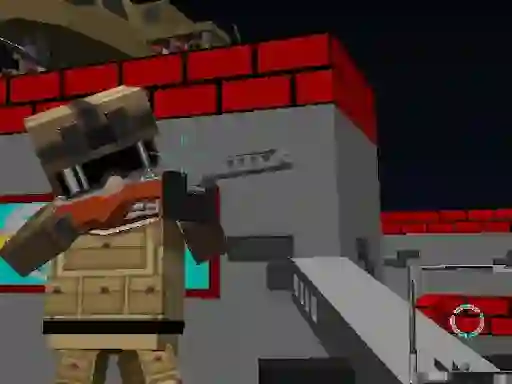 Cluiche Pixel Gun Warfare ar líne