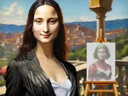 Cluiche Mona Lisa Fashion Experiments ar líne