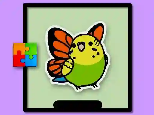 Cluiche Cute Budgie Puzzle ar líne