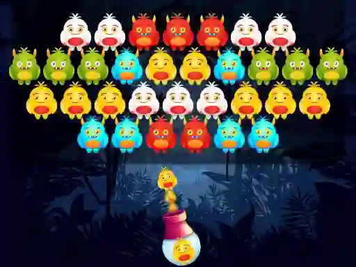 Cluiche Monster Bubble Shooter ar líne