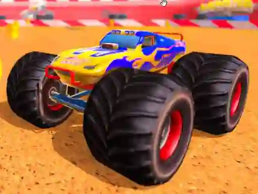 Cluiche Monster truck Offroad Stunts ar líne