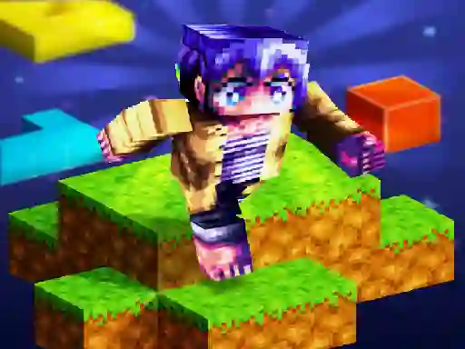 Cluiche Parkour Craft 3D ar líne
