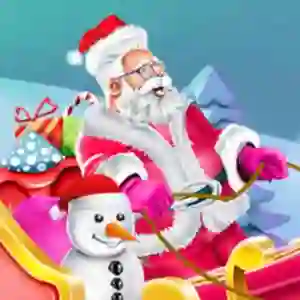 Cluiche Design santas sleigh ar líne
