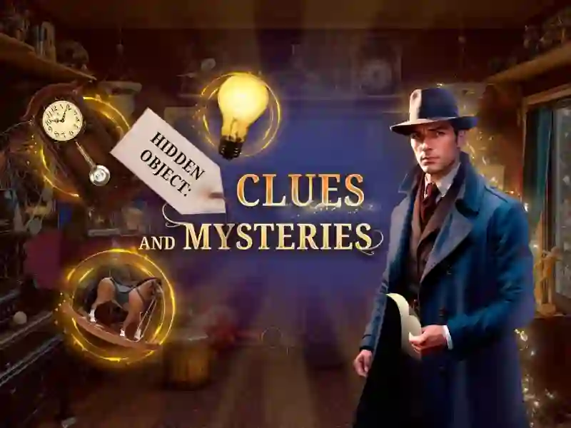 Cluiche Hidden Object: Clues and Mysteries ar líne
