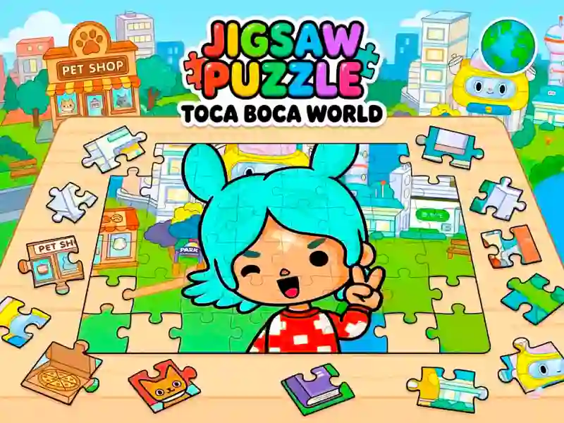 Cluiche Jigsaw Puzzle: Toca Boca World ar líne