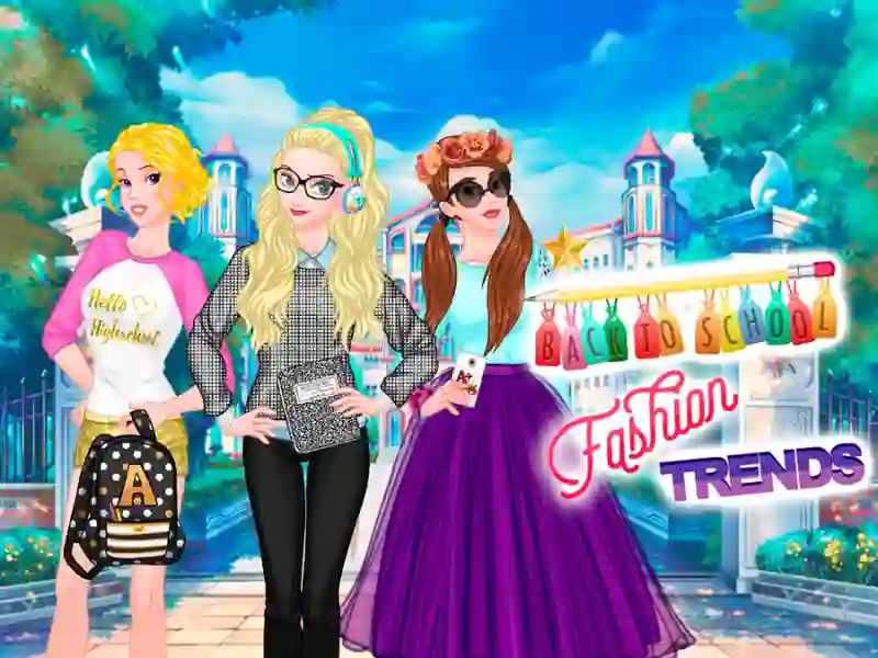 Cluiche Back To School Fashion Trends ar líne