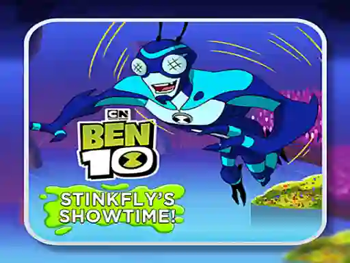Cluiche Ben 10 Challenge Stinkfly Showtime! ar líne