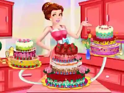 Cluiche Princess Dede Sweet Cake Decor ar líne