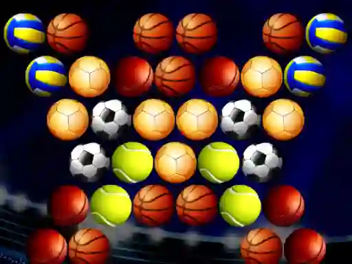 Cluiche Bubble Shooter Golden Football ar líne