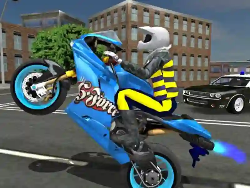 Cluiche Sports Bike Simulator Drift 3d ar líne
