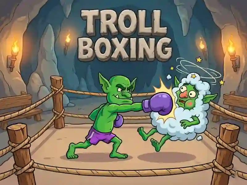 Cluiche Troll Boxing ar líne