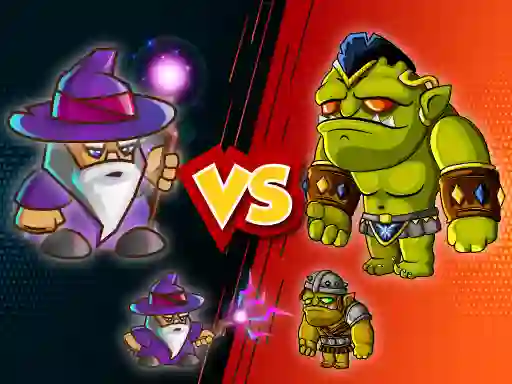 Cluiche Wizard vs. Orcs ar líne
