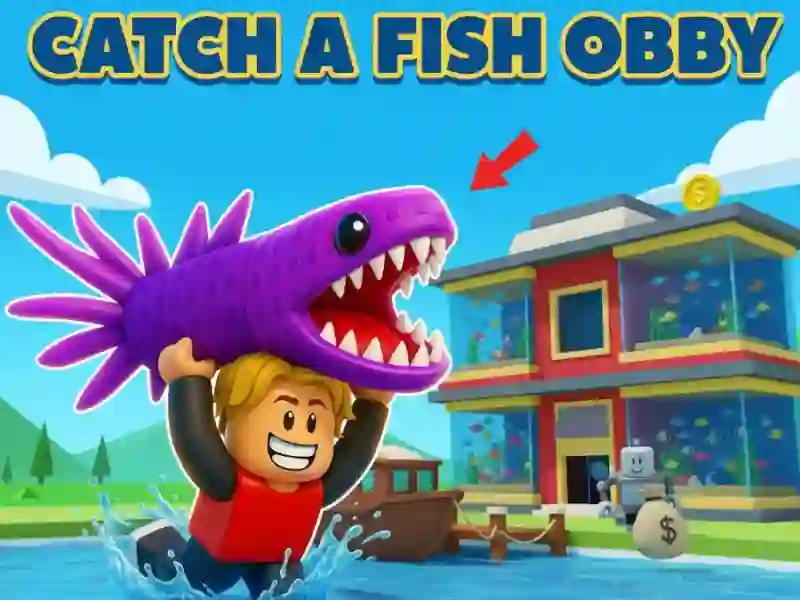 Cluiche Catch a Fish Obby ar líne