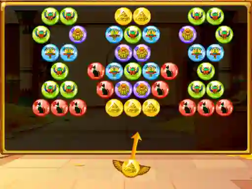 Cluiche Bubble Shooter Egypt ar líne