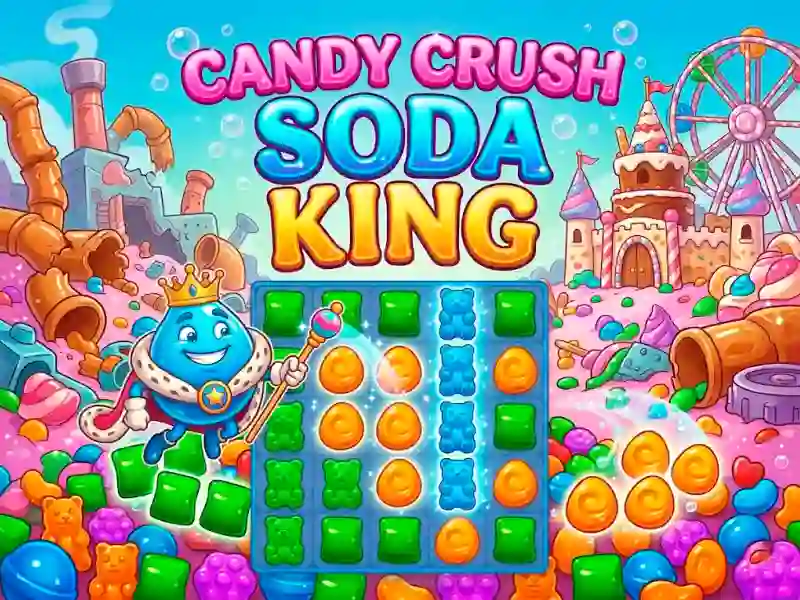 Cluiche Candy Crush Soda King ar líne