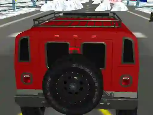 Cluiche Snow Plow Jeep Driving ar líne