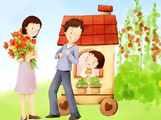 Cluiche Happy Mothers Day 2020 Puzzle ar líne