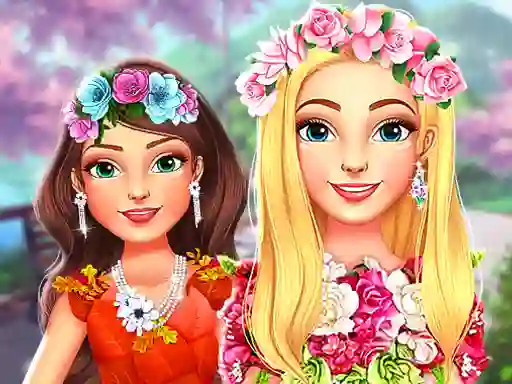 Cluiche My Dreamy Flora Fashion Look ar líne