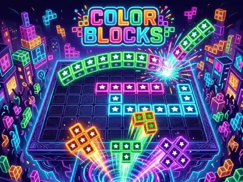 Cluiche Color blocks ar líne