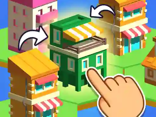 Cluiche Crafty Town Merge City ar líne