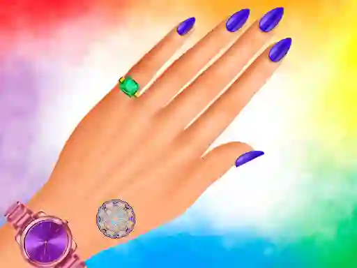 Cluiche Nail Art Design ar líne