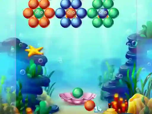 Cluiche Aqua Bubble Shooter ar líne