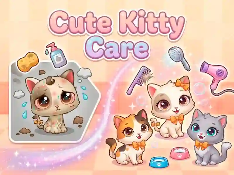 Cluiche Cute Kitty Care ar líne