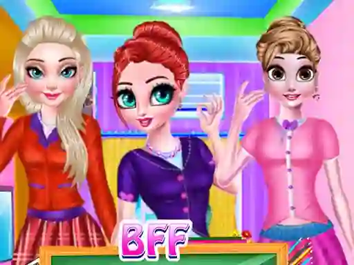 Cluiche BFF High School Style ar líne