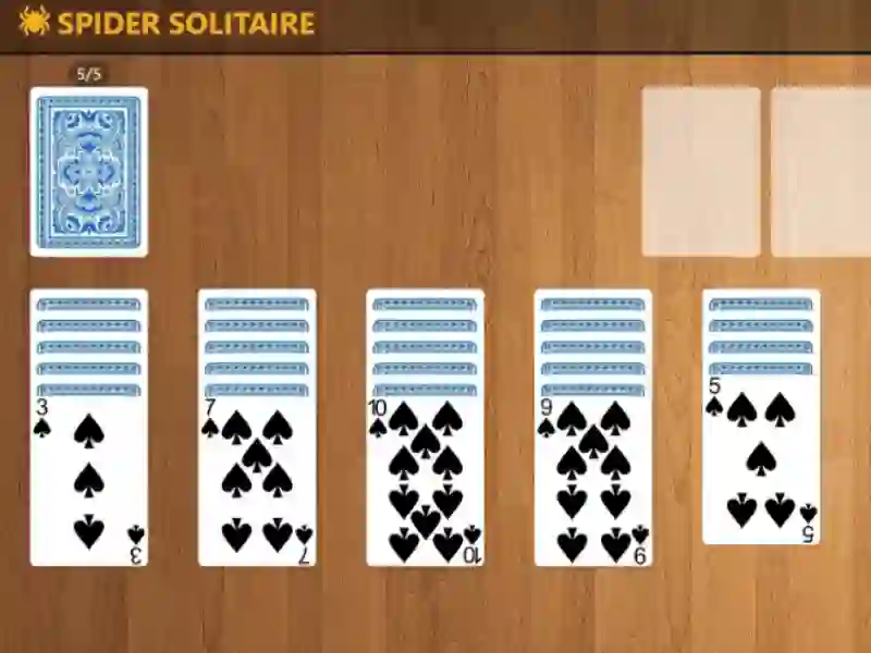 Cluiche Spider Solitaire Pro ar líne