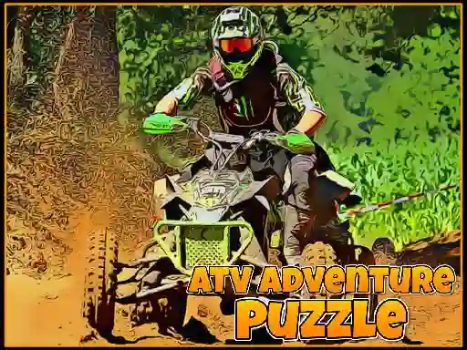 Cluiche ATV Adventure Puzzle ar líne