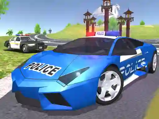 Cluiche Police Car Simulator 3d ar líne