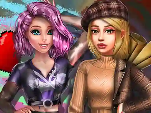 Cluiche 2022 Dark Academia to Egirl Dress up ar líne