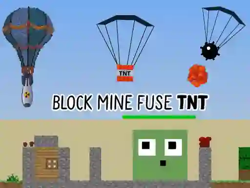 Cluiche Block Mine Fuse TNT ar líne