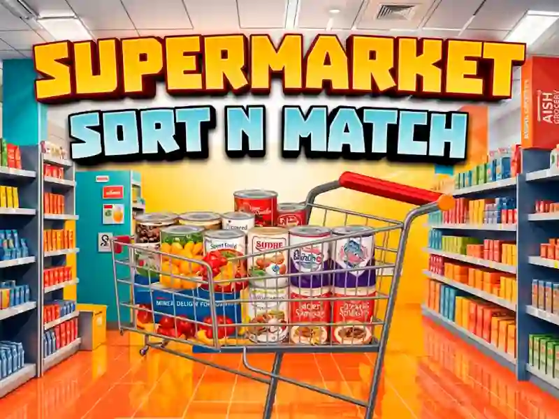 Cluiche Supermarket Sort N Match ar líne