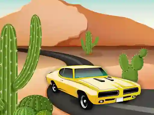 Cluiche Desert Car Race ar líne