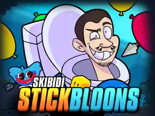 Cluiche Skibidi Stick Bloons ar líne