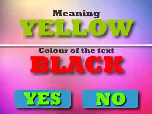 Cluiche Colour Text Challeenge ar líne