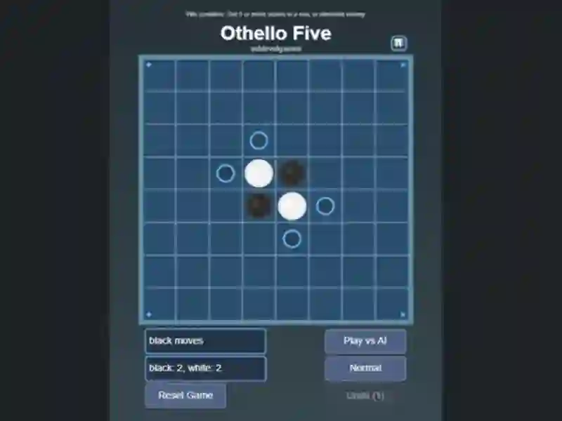 Cluiche Othello Five ar líne