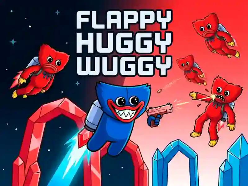 Cluiche Flappy Huggy Wuggy ar líne