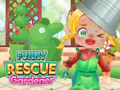 Cluiche Funny Rescue Gardener ar líne