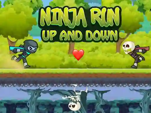 Cluiche Ninja Run Up And Down ar líne