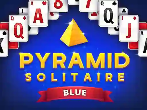 Cluiche Pyramid Solitaire Blue ar líne