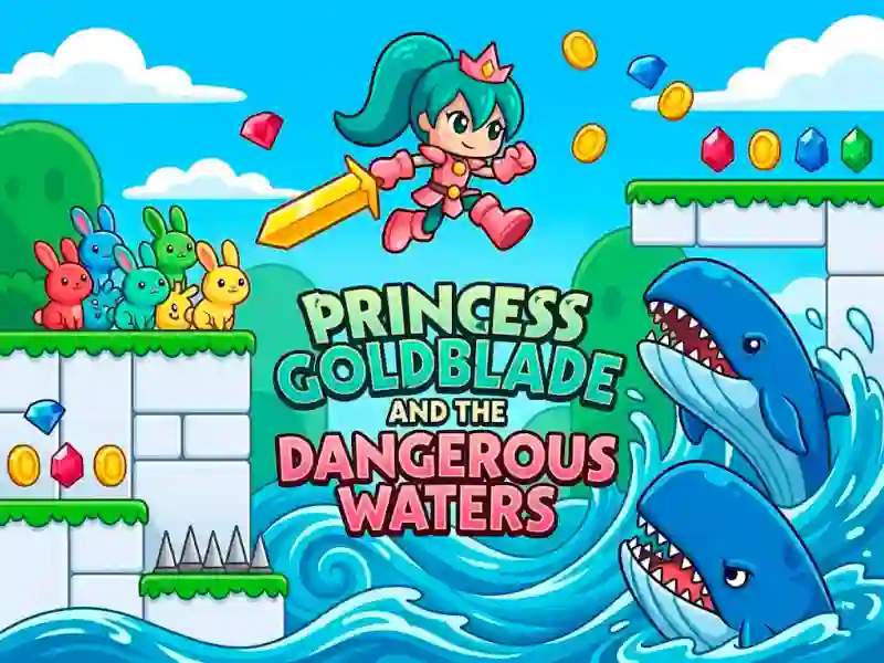 Cluiche Princess Goldblade and the Dangerous Waters ar líne