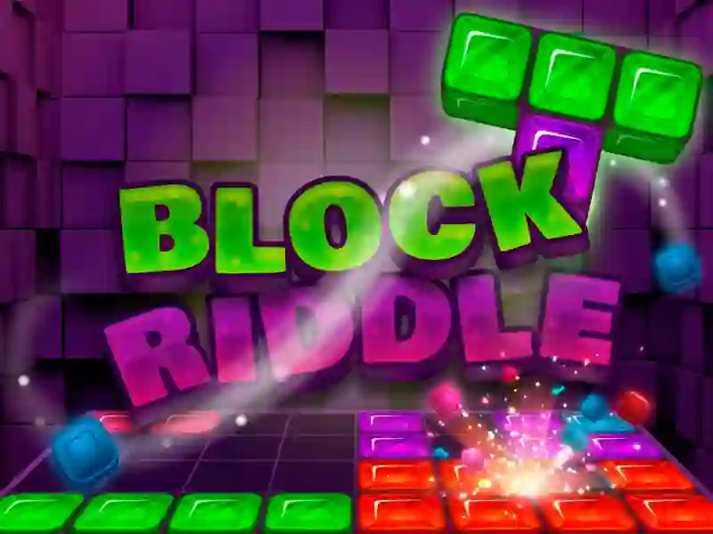 Cluiche Block Riddle ar líne