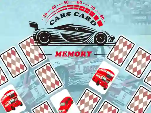 Cluiche Cars Card Memory ar líne