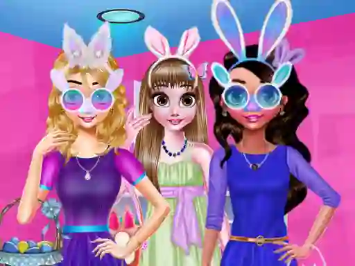 Cluiche Funny Easter Girls ar líne