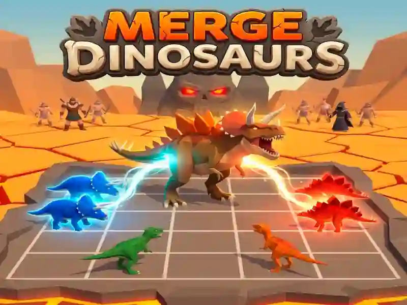 Cluiche Merge Dinosaurs ar líne