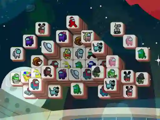 Cluiche Among Mahjong Tiles ar líne